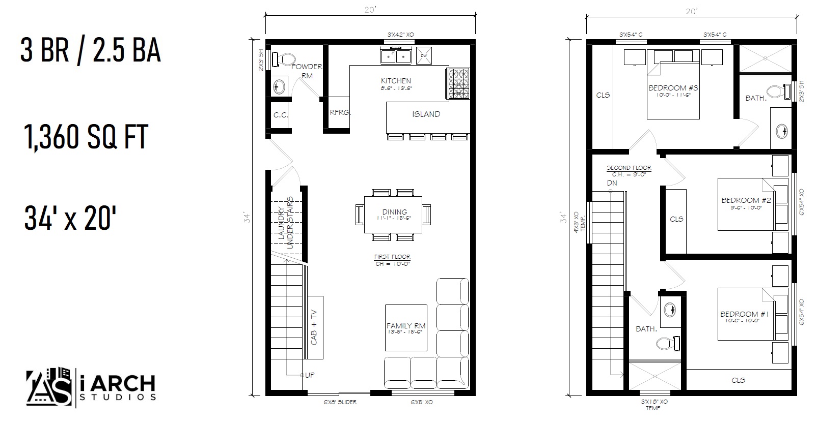2-STORY HOME​ Floor Plan